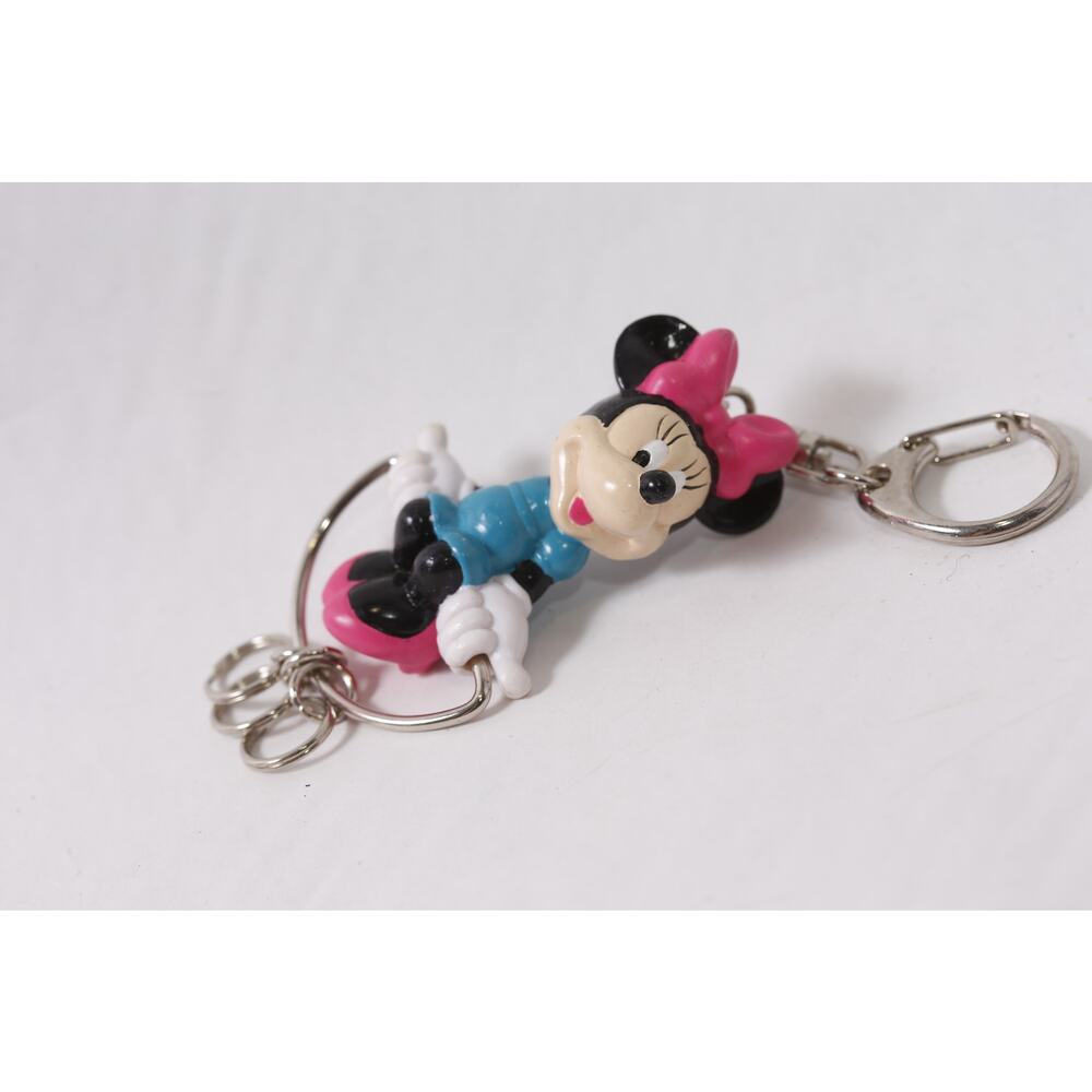 Disney Minnie Mouse Swing Ring Keyring Vintage Hanging Figure ~ 260423-WH 1094